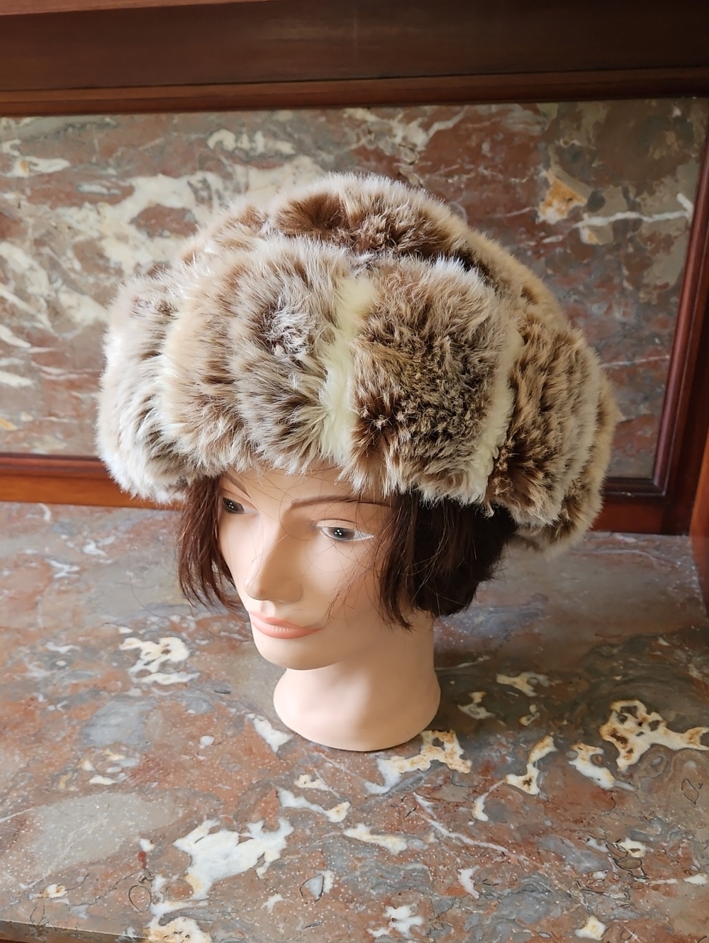 Preston & York Faux Fur Cossack Style Hat